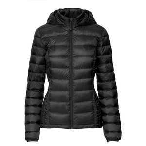 Women’s ultra light Down Packable black Jacket